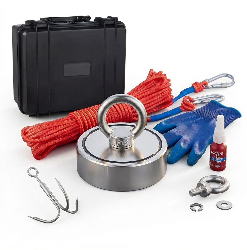 Kit de Pêche à l'Aimant Double Face 272kg