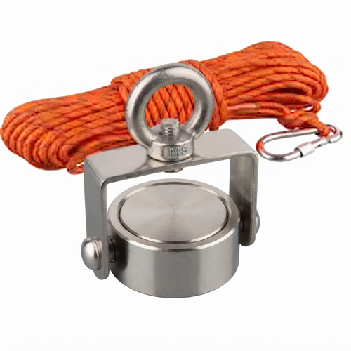 Aimant de Pêche Rotatif Double Face 180kg