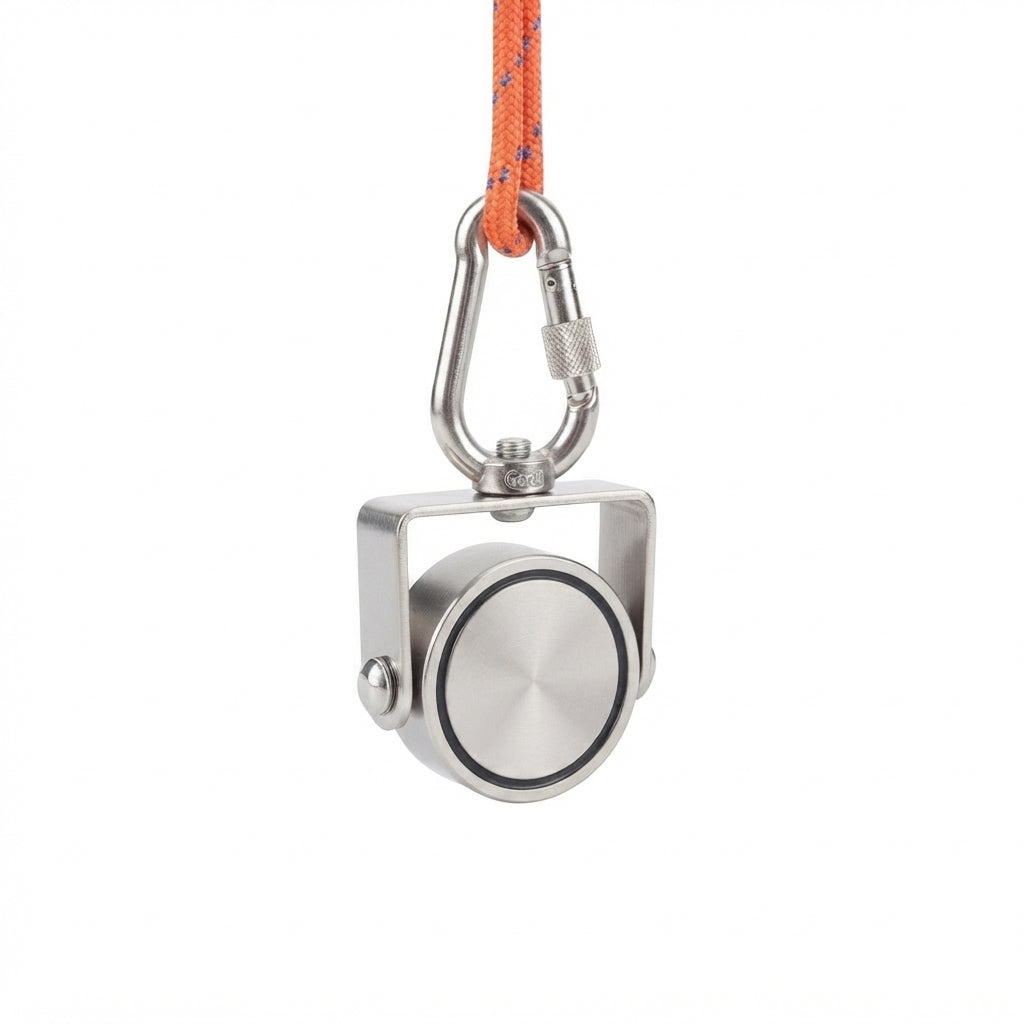 Aimant de Pêche Rotatif Double Face 180kg