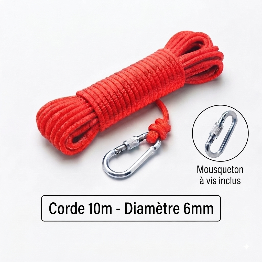 Corde de Pêche à l'Aimant 10m
