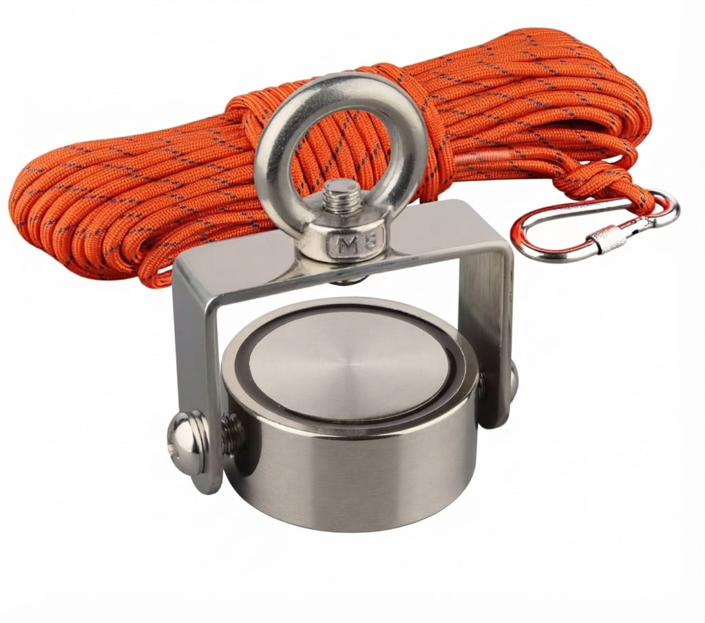 Aimant de Pêche Rotatif Double Face 180kg